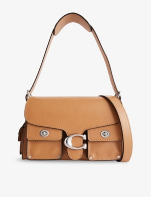 COACH: Cargo Turnlock Tabby Leather Shoulder Bag