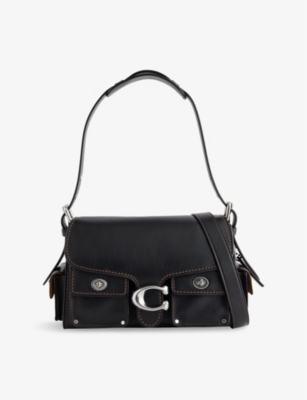 COACH: Cargo Turnlock Tabby Leather Shoulder Bag