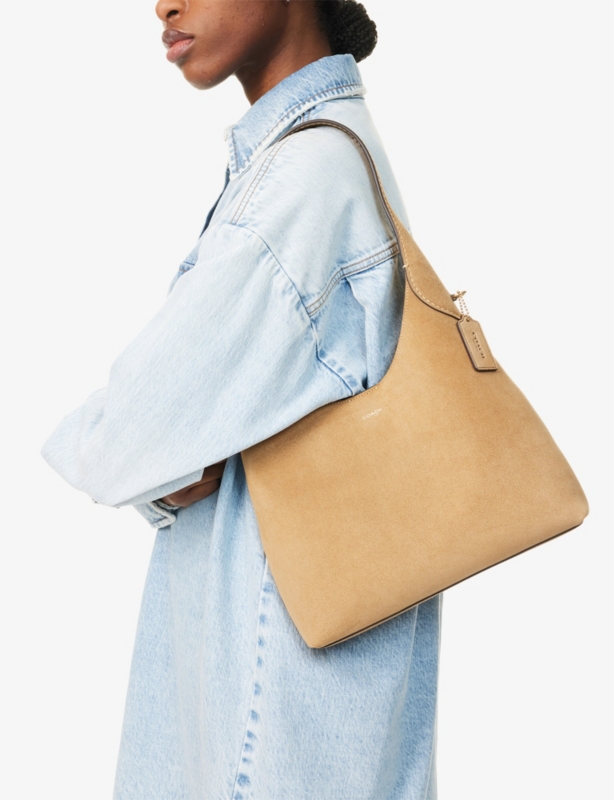 Brooklyn 28 Suede Shoulder Bag