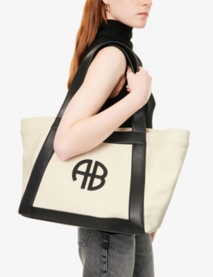 ANINE BING: Cara Cotton Tote Bag