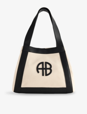 ANINE BING: Cara Cotton Tote Bag