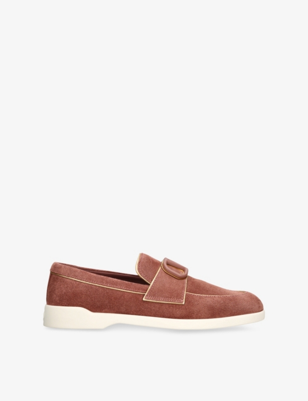 Leisure Flows Panelled Suede Loafers