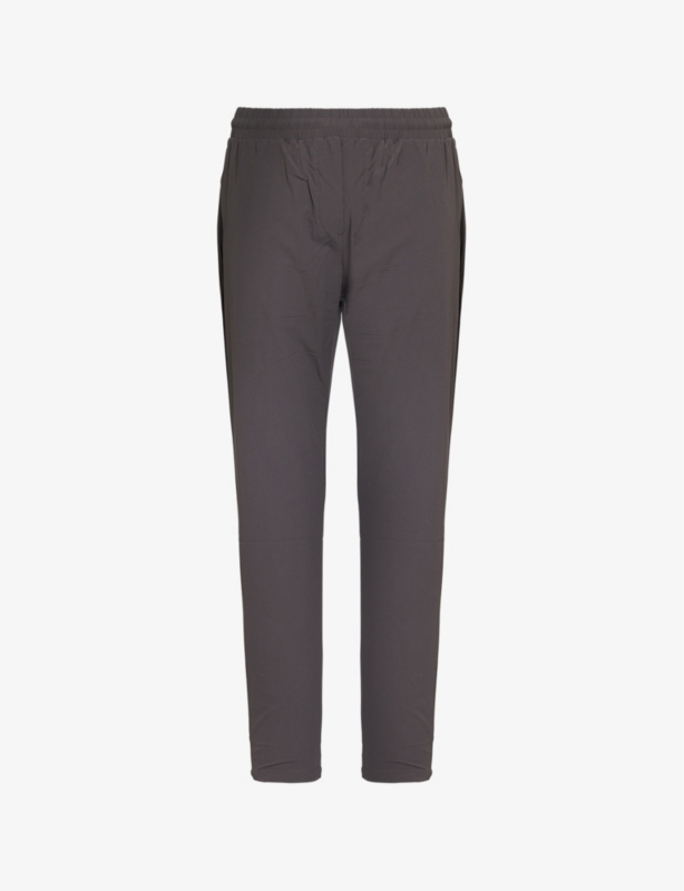 Zipped-Pocket Tapered-Leg Relaxed-Fit Stretch-Woven Jogging Bottoms