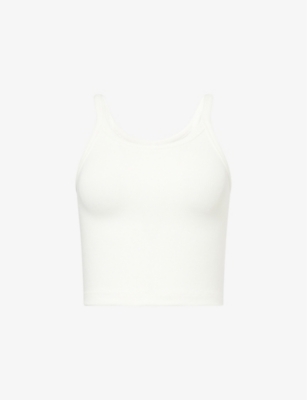 WARDROBE.NYC: Ribbed Cropped Stretch-Cotton Top