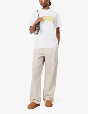 SPORTY & RICH: California Round-Neck Cotton-Jersey T-Shirt