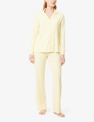THE NAP CO: Relaxed-Fit Ribbed Stretch-Jersey Pyjama Set