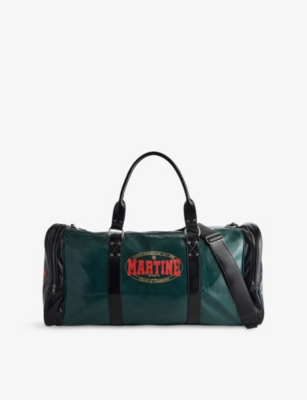 MARTINE ROSE: Extreme Sports Faux-Leather Holdall Bag