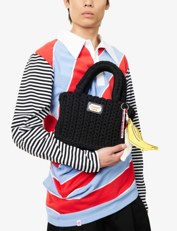 Bucket Knitted Cotton Tote Bag