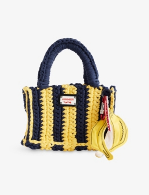 CHARLES JEFFREY LOVERBOY: Bucket Knitted Cotton Tote Bag