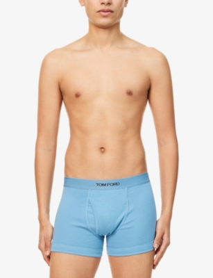 TOM FORD: Logo-Waistband Classic-Fit Stretch Cotton-Jersey Boxers
