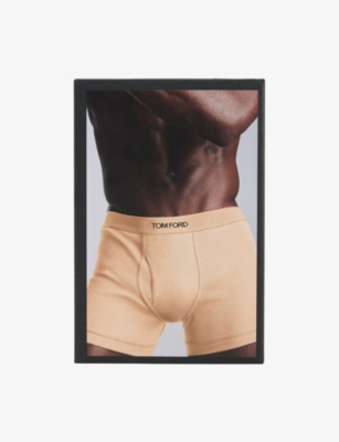 TOM FORD: Logo-Waistband Classic-Fit Stretch Cotton-Jersey Boxers