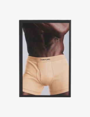 TOM FORD: Logo-Waistband Classic-Fit Stretch Cotton-Jersey Boxers