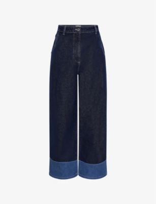OMNES: Portland Wide-Leg Mid-Rise Jeans