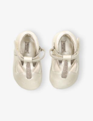 DONSJE: Baby Blinc Leather Crib Shoes