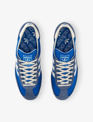 ADIDAS: SL 72 Suede and Mesh Low-Top Trainers