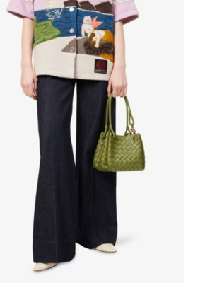 BOTTEGA VENETA: Mini Parachute Leather Shoulder Bag