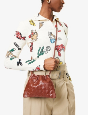 BOTTEGA VENETA: Mini Dustbag Leather Shoulder Bag