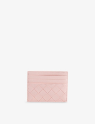 BOTTEGA VENETA: Intrecciato leather cardholder