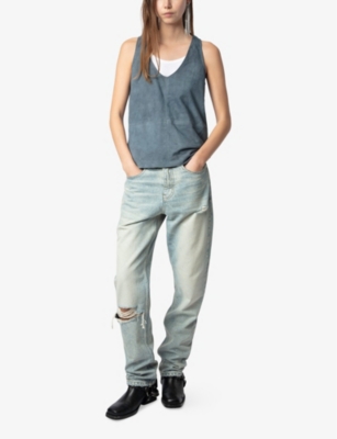 Zadig & Voltaire Tander Tank Top In Uniform