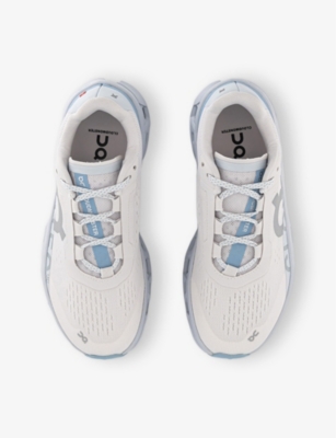 On-running Womens Frost Wash F Cloudmonster Chunky-sole Mesh Low-top Trainers In Frost Wash F