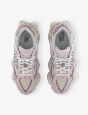 NEW BALANCE: 9060 Suede and Mesh Low-Top Trainers