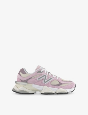 NEW BALANCE: 9060 Suede and Mesh Low-Top Trainers