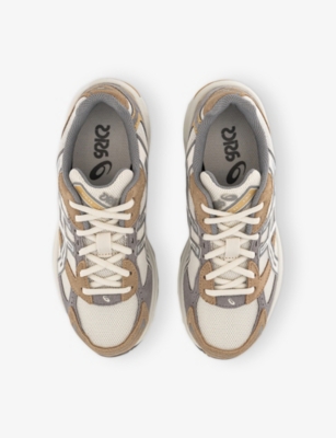 ASICS: GEL 1130 Suede and Mesh Low-Top Trainers