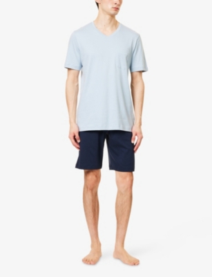 HANRO: Patch-Pocket Short-Sleeve Cotton-Jersey Pyjamas
