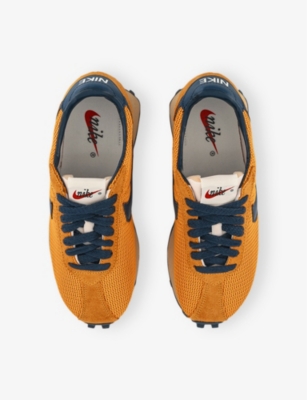 NIKE: LD 1000 Logo-Embroidered Suede and Mesh Low-Top Trainers