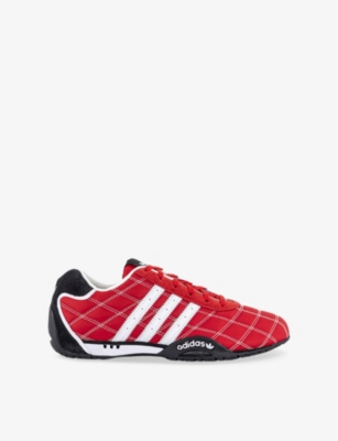 Adidas Originals Womens Better Scarlet White Cor Adi Racer Woven Low-top Trainers In Better Scarlet White Cor