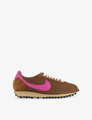 NIKE: LD 1000 Logo-Embroidered Suede and Mesh Low-Top Trainers