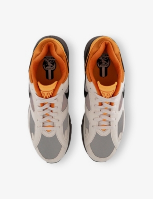 NIKE: Air 180 Leather And Woven Low-Top Trainers