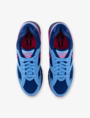 NIKE: Air 180 Suede And Woven Low-Top Trainers
