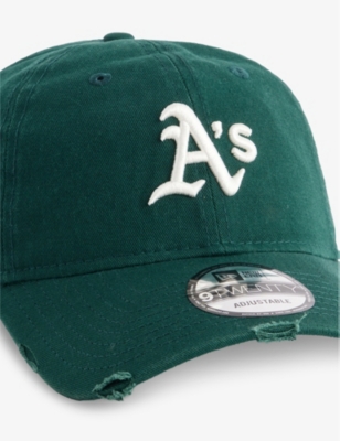 NEW ERA: 9TWENTY Oakland Athletics Distressed Cotton Baseball Cap