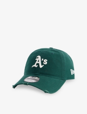 NEW ERA: 9TWENTY Oakland Athletics Distressed Cotton Baseball Cap