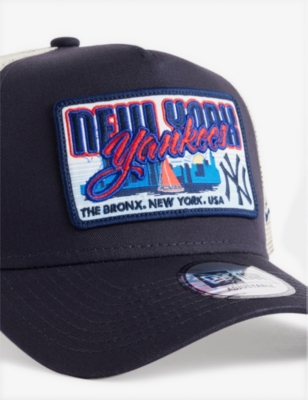 NEW ERA: 9FORTY New York Yankees MLB Patch A-Frame Cotton Trucker Cap