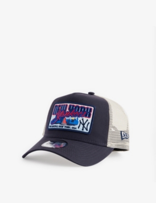 NEW ERA: 9FORTY New York Yankees MLB Patch A-Frame Cotton Trucker Cap