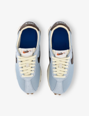 NIKE: LD 1000 Logo-Embroidered Suede and Mesh Low-Top Trainers