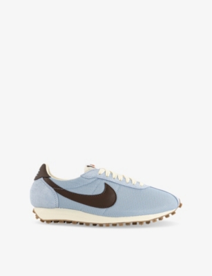 NIKE: LD 1000 Logo-Embroidered Suede and Mesh Low-Top Trainers