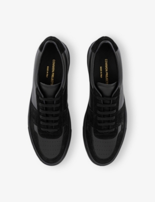Common Projects Bball Duo Sneakers In Total Black