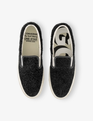 CONVERSE: Converse x Golf Wang One Star CC Pro Slip Suede Low-Top Trainers