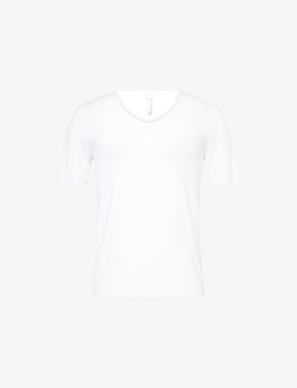 Clean Cut Short-Sleeve V-Neck Stretch-Jersey T-Shirt