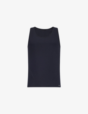 HANRO: Essentials Ribbed Cotton-Jersey Tank Top