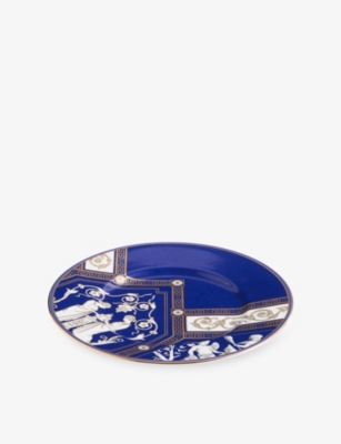 WEDGWOOD: Renaissance Gold Patterned Bone-China Plate 22.8cm