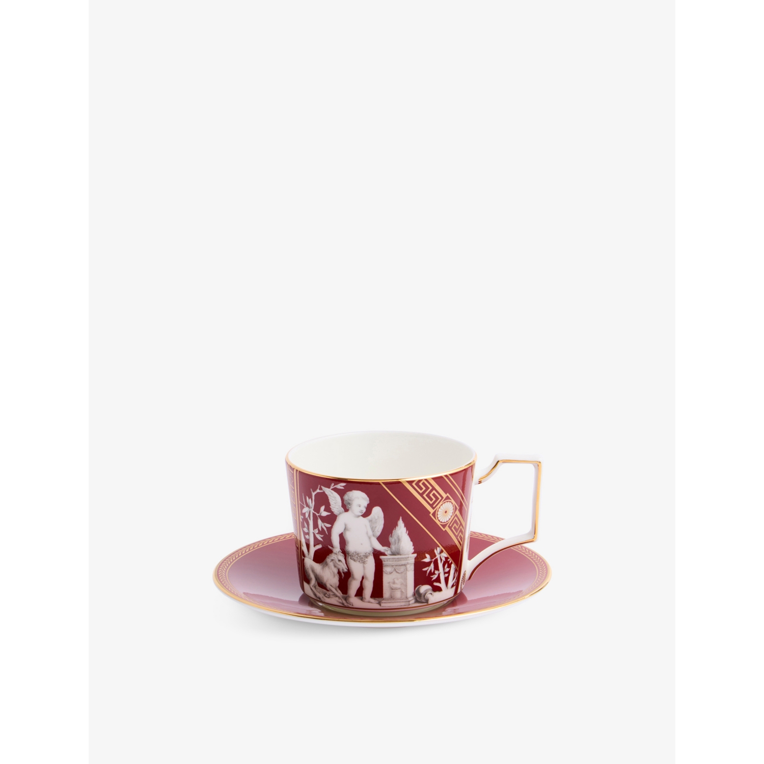 Wedgwood Renaissance Patterned Bone-China Teacup and Saucer 250ml