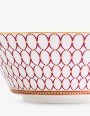 Wedgwood Renaissance Red Bone-china Soup Noodle Bowl 20cm
