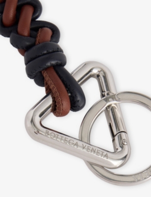 BOTTEGA VENETA: Scoubidou Braid Chunky Leather Keyring