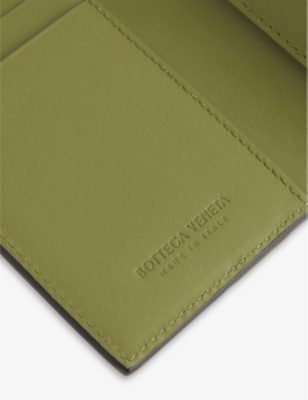 BOTTEGA VENETA: Bifold intreccio leather wallet