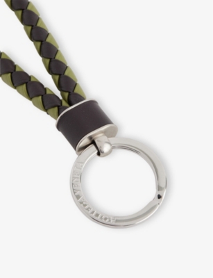 Intreccio Leather Keyring