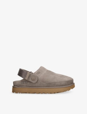 UGG: Goldenstar Heel-Strap Suede Clogs